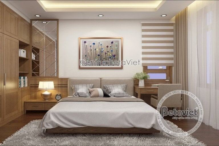 Thiết kế phòng ngủ với thiết kế nội thất đơn giản hiện đại