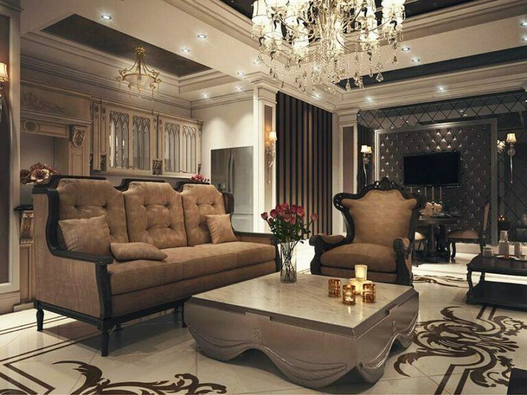 thiết kế nội thất chung cư đẹp hút hồn phong cách cổ điển