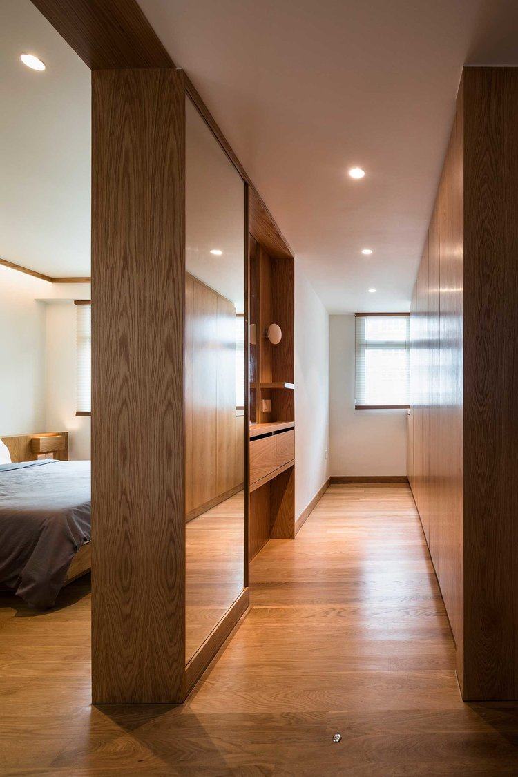 phòng ngủ chung cư kiểu Nhật cực đơn giản sang trọng