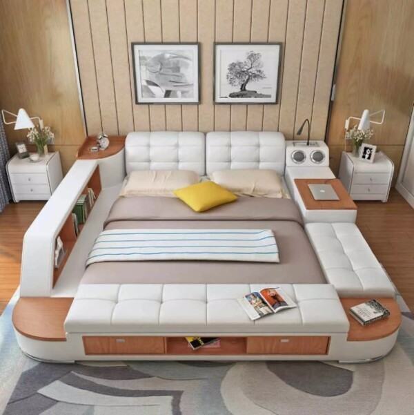 Các mẫu thiết kế giường ngủ hiện đại, tích hợp với nhiều tiện ích thông minh