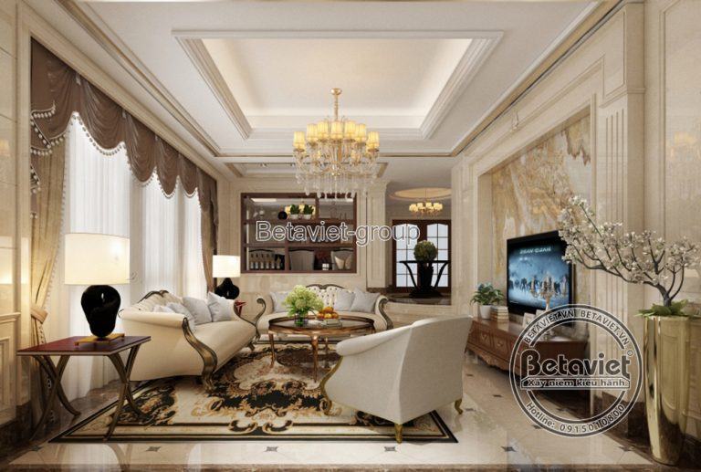 Thiết kế nội thất biệt thự phong cách Art Deco (CĐT: Ông Quang - Thanh Hóa) NT20318