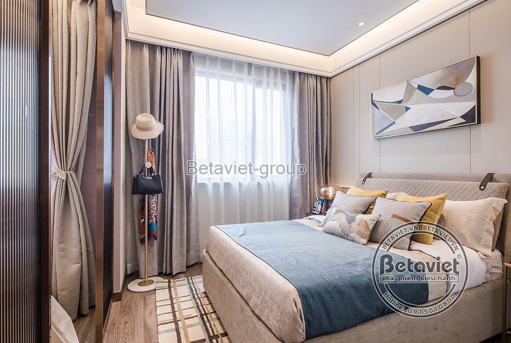 Siêu sang trọng với mẫu thiết kế nội thất chung cư hiện đại 2 phòng ngủ tại Vinhome Ocean Park- NT20534
