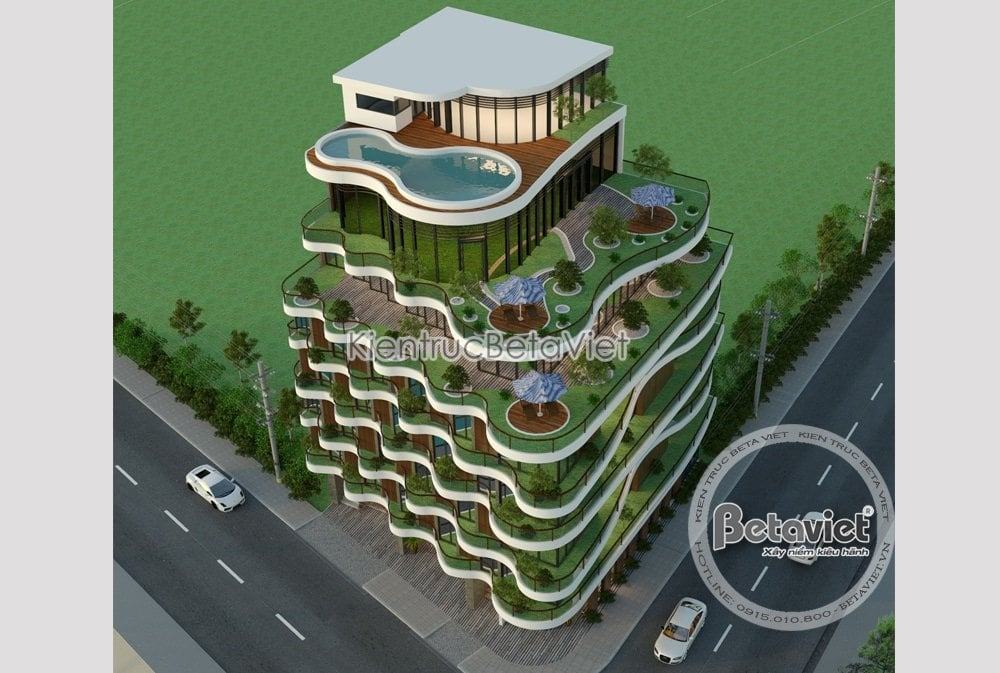 Thiết kế khách sạn Hà Nội KT17072