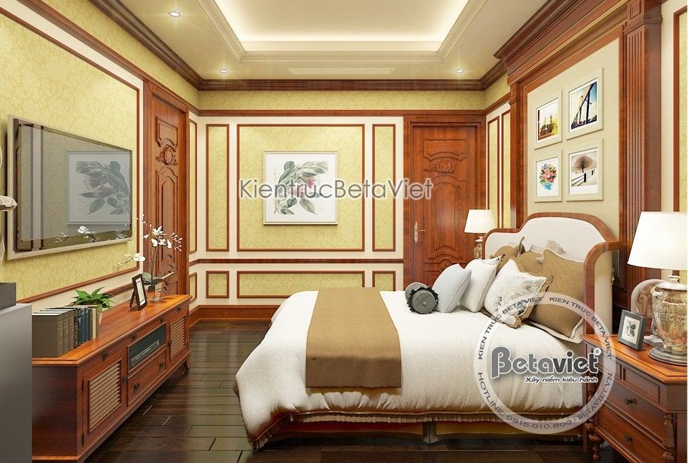 Mẫu nội thất đẹp phong cách Tân cổ điển nhẹ nhàng NT15101 - Phòng ngủ
