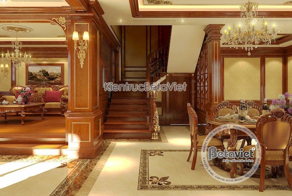 Mẫu nội thất đẹp phong cách Tân cổ điển nhẹ nhàng NT15101 - Phòng Khách