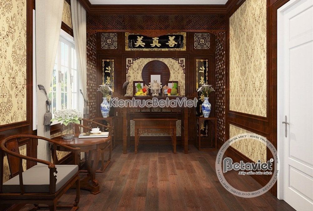 Mẫu nội thất đẹp tân cổ điển ấm áp CĐT: Ông Dương - Lạng sơn NT16105 - Phòng Thờ