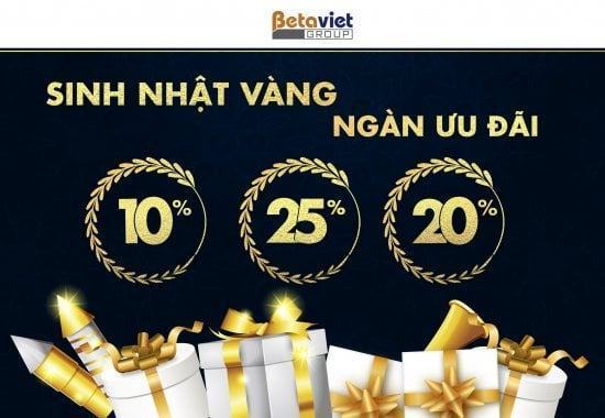 Sinh nhật vàng – ngàn ưu đãi
