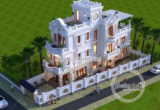 mẫu biệt thự đẹp 3 tầng lớn nhất Quảng Ninh