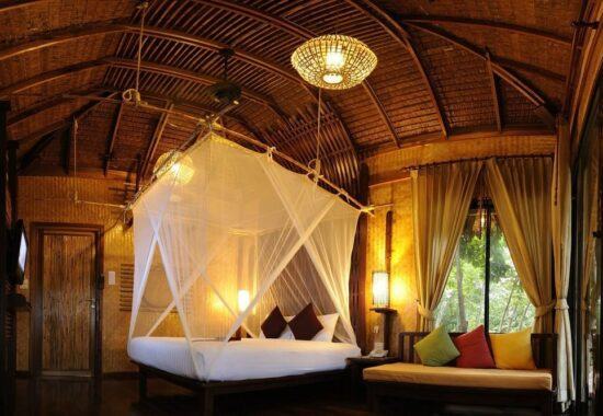 Thiết kế nội thất phòng khách sạn phong cách nhiệt đới