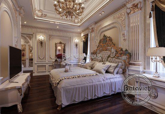 bộ nội thất phòng ngủ cao cấp phong cách Hoàng gia (CĐT: Bà Phương - Hải Phòng) NT19102