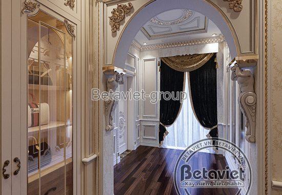 thiết kế nội thất phòng ngủ tân cổ điển đơn giản Nội thất cao cấp phong cách Hoàng gia (CĐT: Bà Phương - Hải Phòng) NT19102