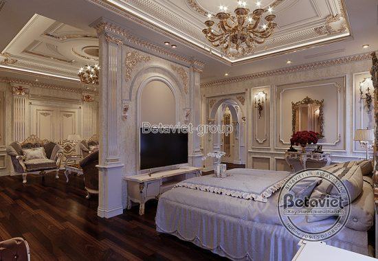phòng ngủ hiện đại sang trọng cao cấp phong cách Hoàng gia (CĐT: Bà Phương - Hải Phòng) NT19102