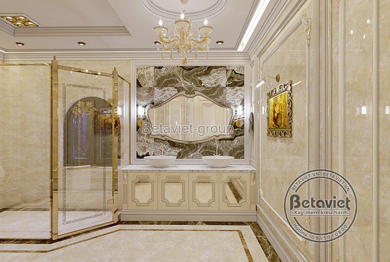 nội thất phòng tắm cao cấp phong cách Hoàng gia (CĐT: Bà Phương - Hải Phòng) NT19102