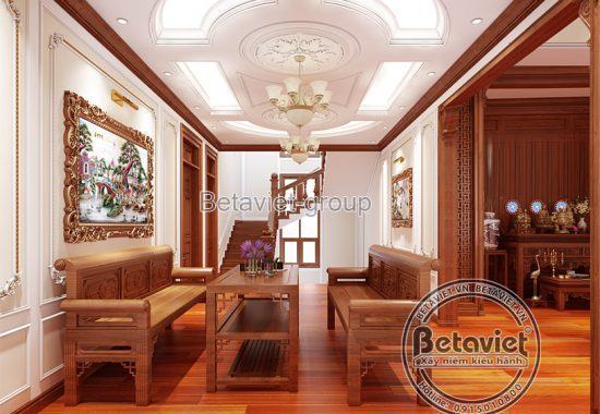 Thiết kế nội thất đẹp Tân cổ điển (CĐT: Ông Hưng - Ninh Bình) NT18102