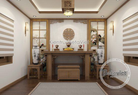 Thiết kế nội thất biệt thự 3 tầng phong cách Á Đông (CĐT: Ông Nhân - Hà Nội) NT20309