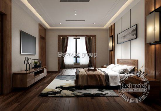 Thiết kế nội thất biệt thự Phong cách Á Đông (CĐT: Ông Minh - Thái Bình) NT20346