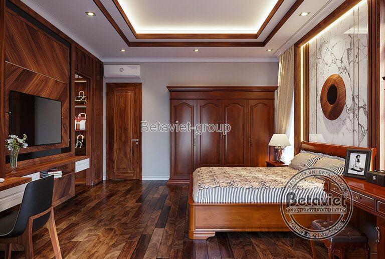 Thiết kế nội thất gỗ Óc chó phong cách Hiện đại (CĐT: Ông Hoàn - Thanh Hóa) NT20051