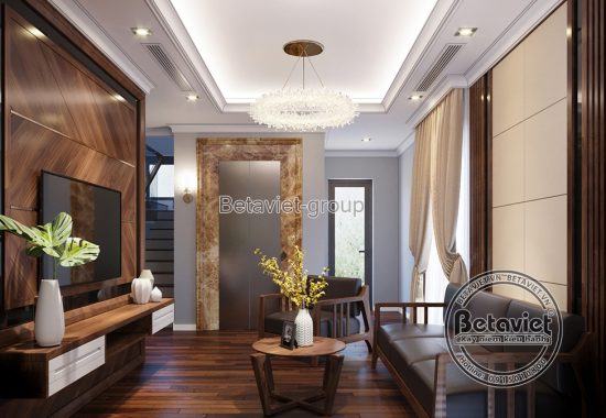 Thiết kế nội thất đẹp phong cách Á Đông KĐT Nam Cường (CĐT: Ông Dũng - Hà Nội) NT19187