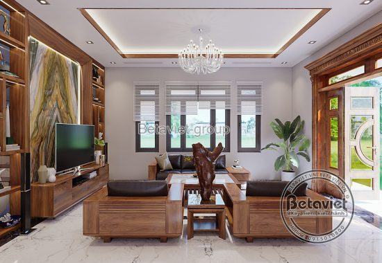 Thiết kế nội thất phong cách Á Đông (CĐT: Ông Sơn - Hưng Yên) NT19167