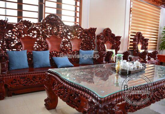 Hoàn thiện nội thất ốp gỗ sang trọng biệt thự chị Trang - Bắc Ninh