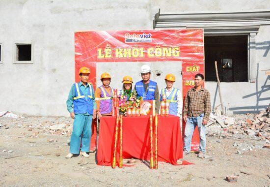 Quá trình khởi công xây dựng dự án anh Tuấn - Phú Thọ