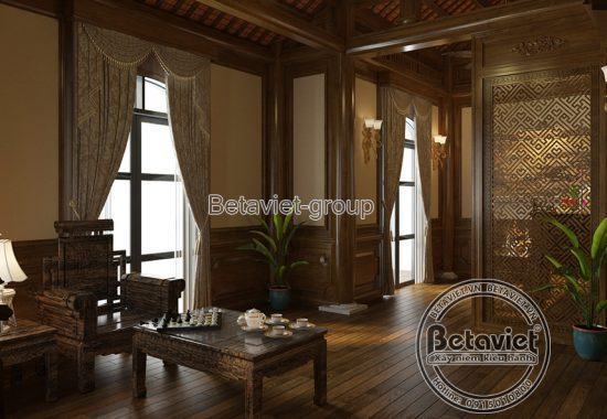 Sửng sốt với nội thất tân cổ điển gỗ cao cấp Vinhomes Thanh Hóa - NT20068