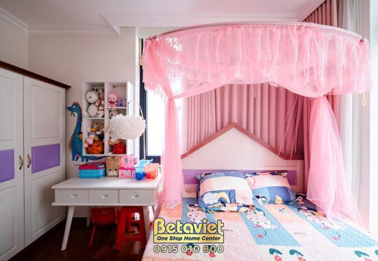 Phòng ngủ con gái biệt thự Vinhomes Ocean Park