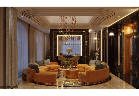 Thiết kế nội thất biệt thự hiện đại luxury kết hợp kinh doanh NT21194