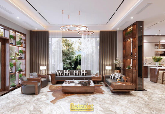 Thiết kế nội thất biệt thự hiện đại luxury đẳng cấp NT23101